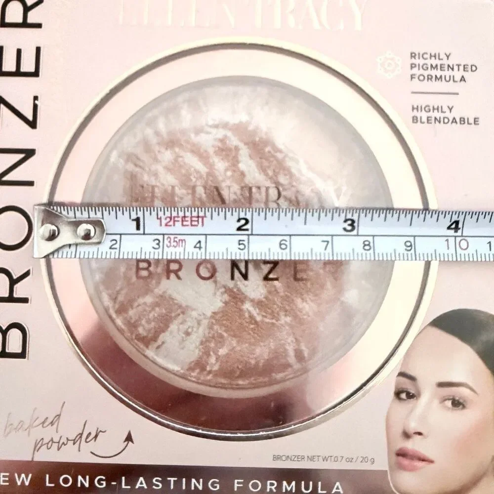 NWT Ellen Tracy XXL Ultra Luminous Baked Powder Bronzer Radiant Healthy Glow